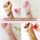 2017 Custom Gold Foil Metallic Flash Temporary Body Tattoo